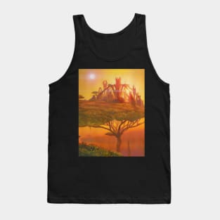 Sunset in the Double Star system in Carina constellation. World №21 Tank Top